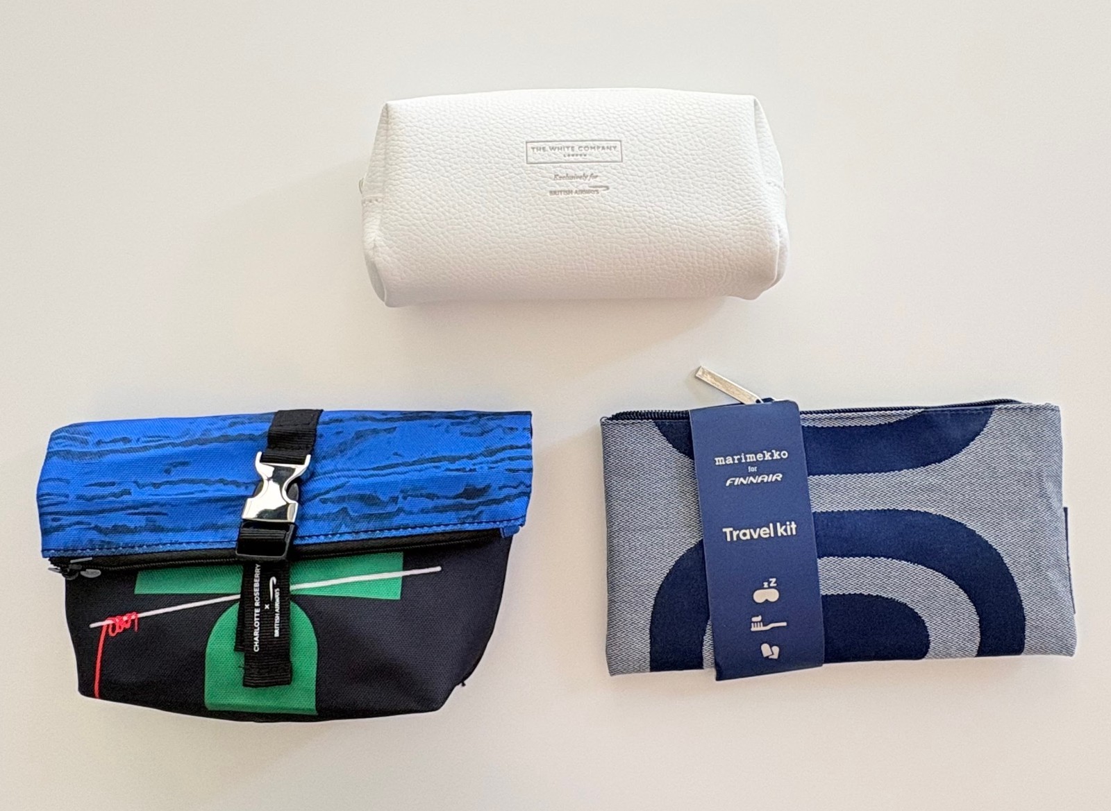 British Airways & Finnair Business Class Amenity Kits - White Company + Anatome British Airways & Finnair Business Class Amenity Kits - White Company + Anatome