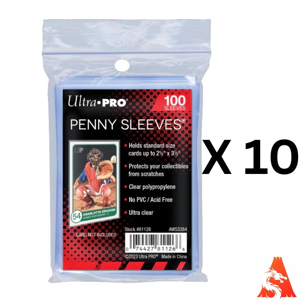 1000 Ultra PRO Penny Sleeves Standard - Pokemon, Magic, Sports