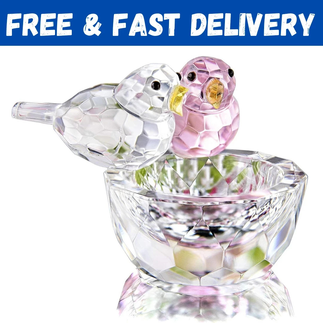 NEW Crystal 2024 Crystal Bird Figurine Collectible Art Glass Home Deco