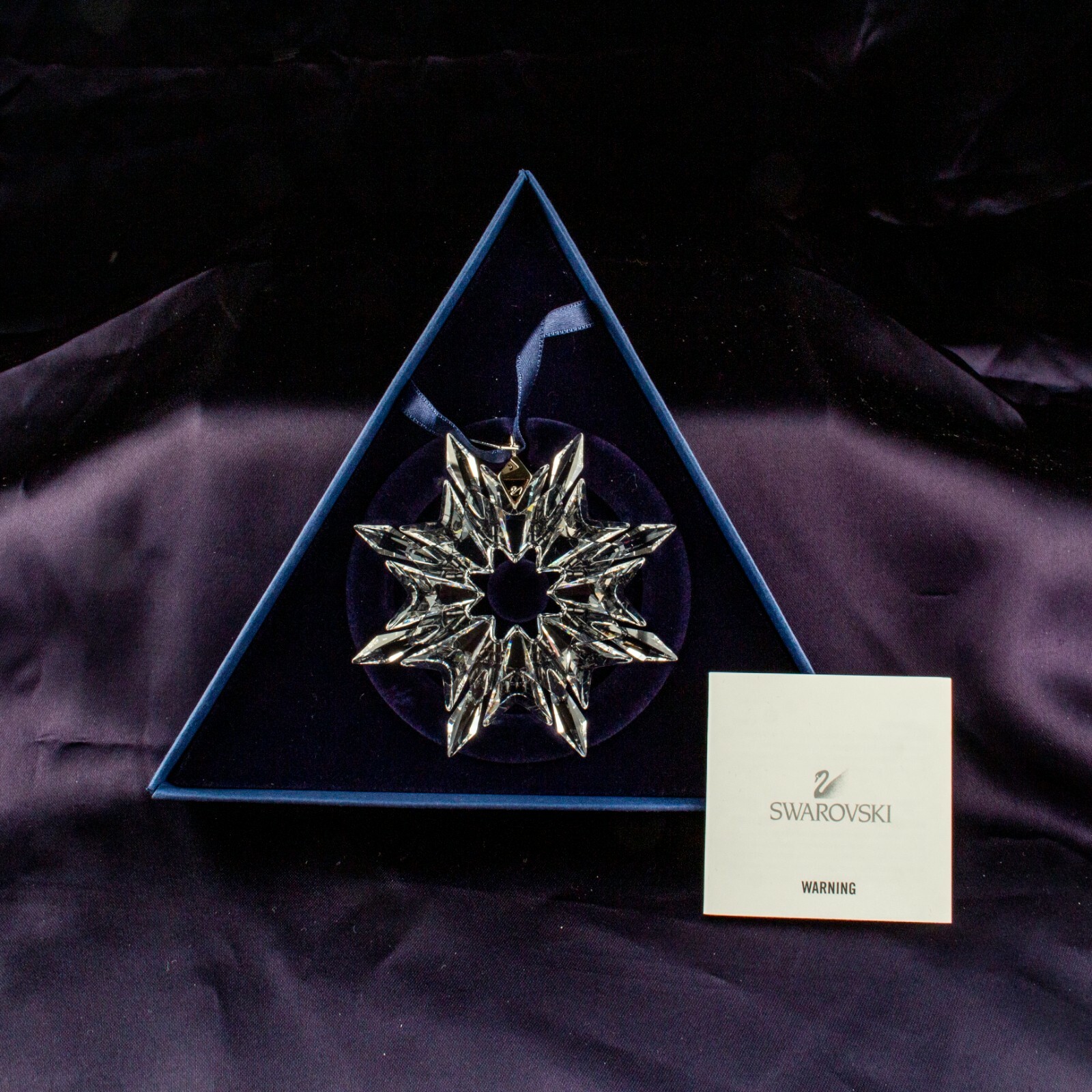 SWAROVSKI 2003 New Art No. 622498 COA Crystal Snow Flake Holiday Ornament