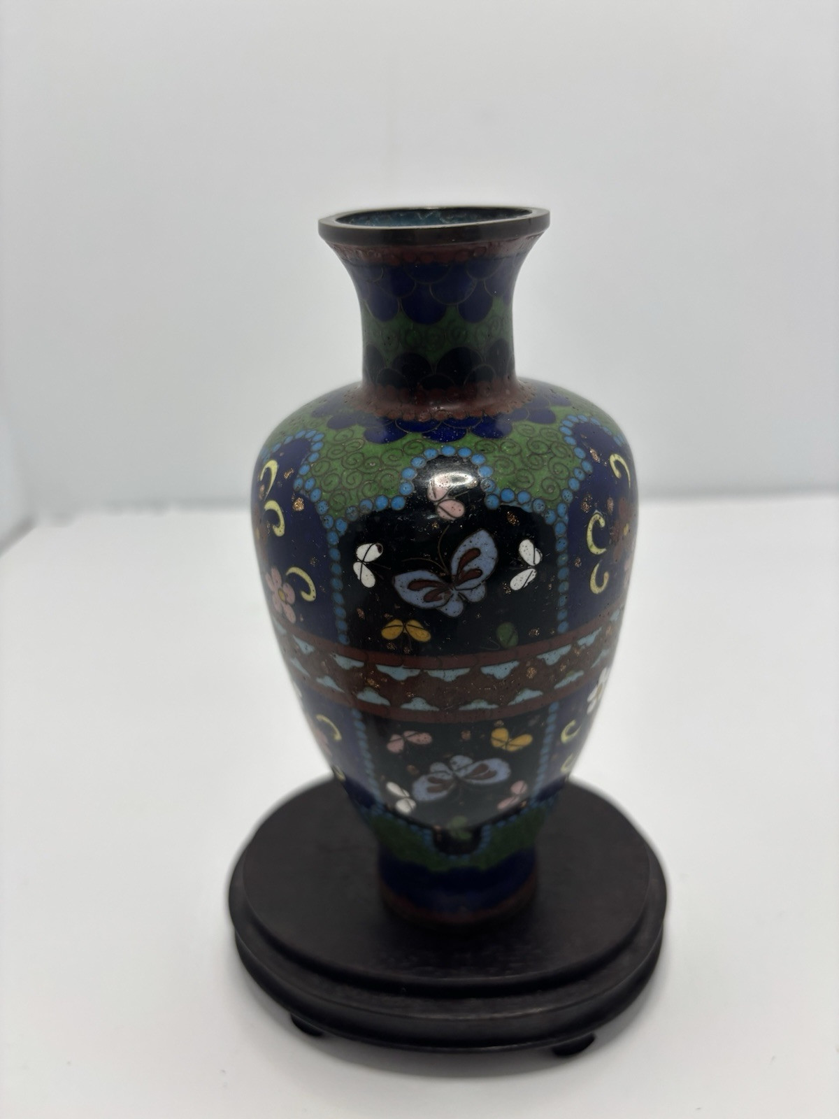 Lovely Vintage Small Cloisonné Vase