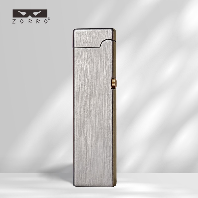 ZORRO Slim Special-Shaped Kerosene Windproof Lighter, Narrow Thin Profile