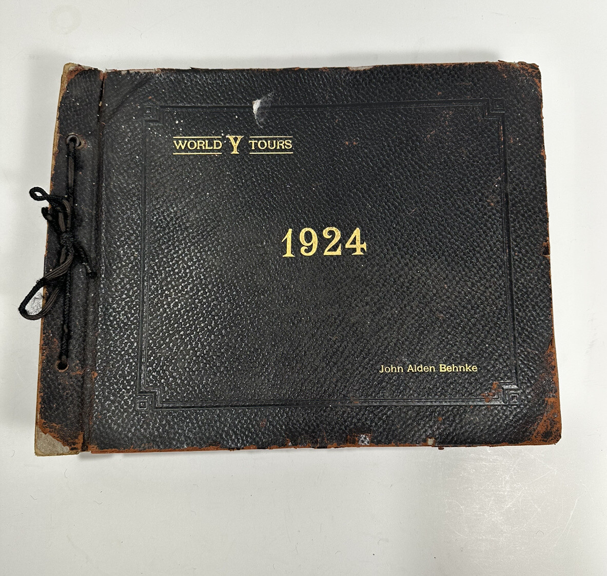 1924 Photo Album 450 + photos SS Saxônia SS United States Trip Around The World