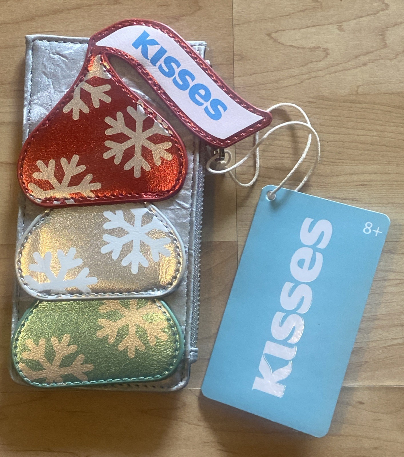 Loungefly Hershey's Kisses Chocolate Holiday Large Card Holder Wallet NWT (BAGS)