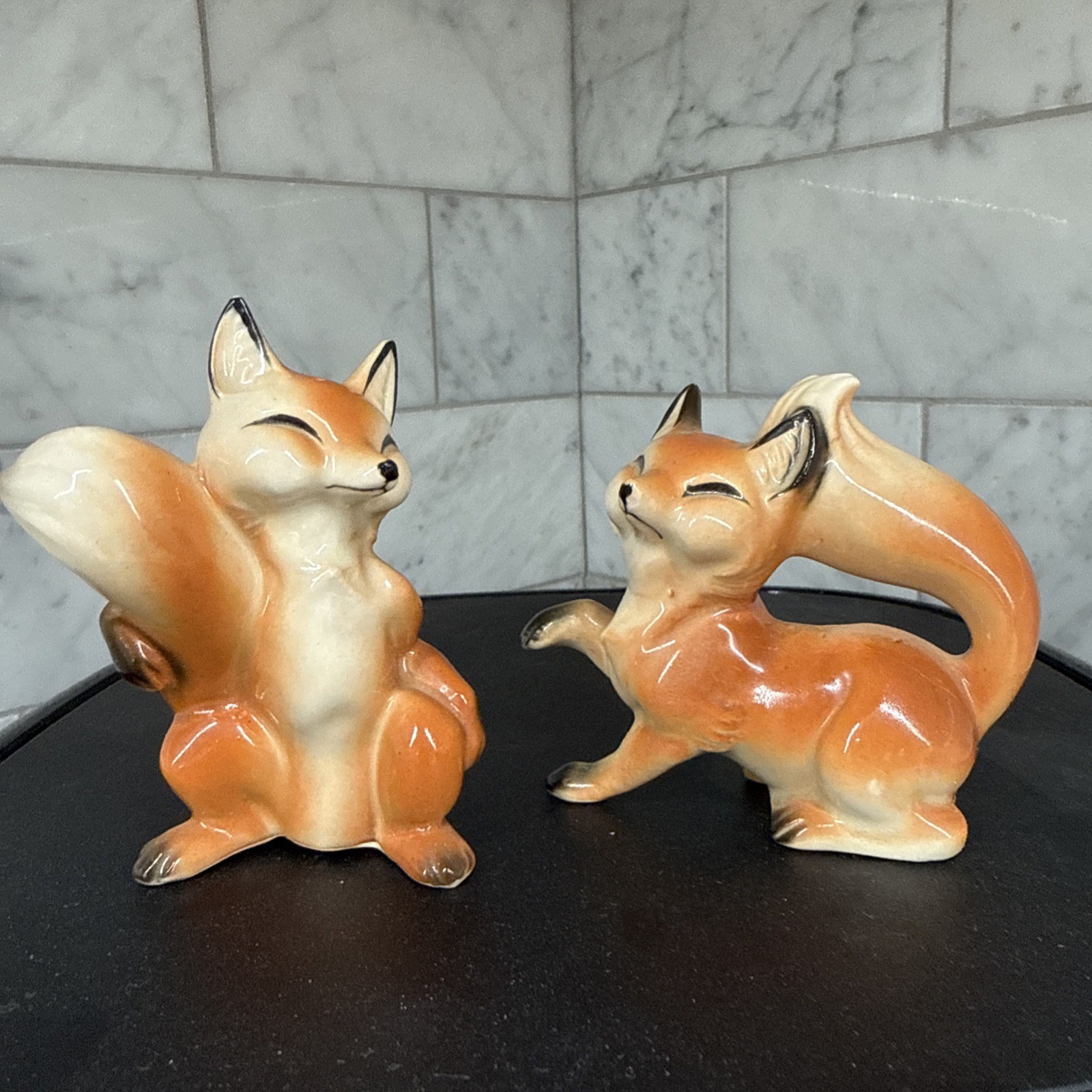 VTG Relco Sweet Fox And Vixen Salt And Pepper
