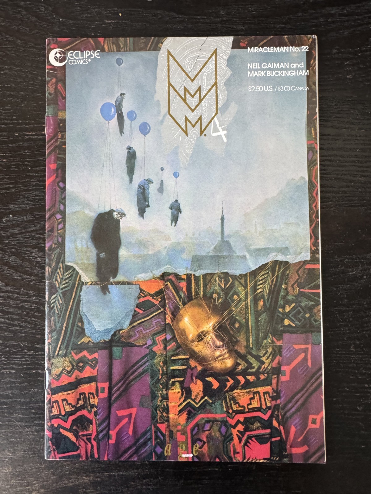 Miracleman No. 22 - Eclipse - Neil Gaiman  - Mark Buckingham -1991-