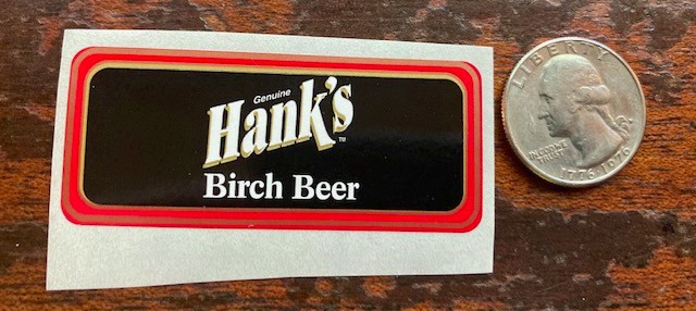 Hank's Root Birch Beer Co. STICKER - Gourmet Craft Soda - Retro Nostalgia USA