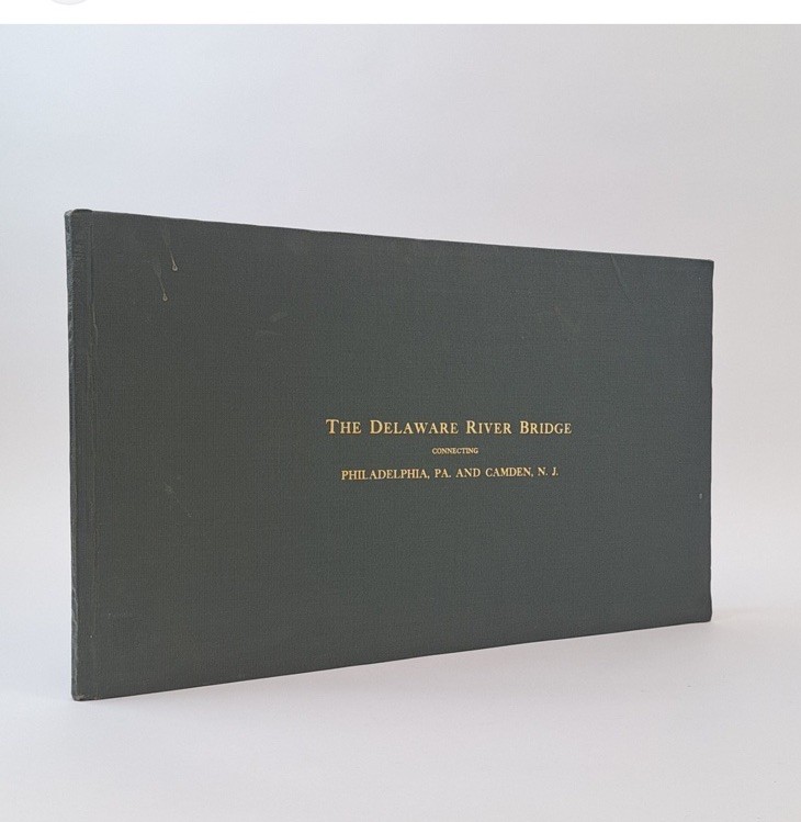 Antique Delaware River Bridge Book Connecting Philadelphia Schematics diagram Antique Delaware River Bridge Book Connecting Philadelphia Schematics diagram