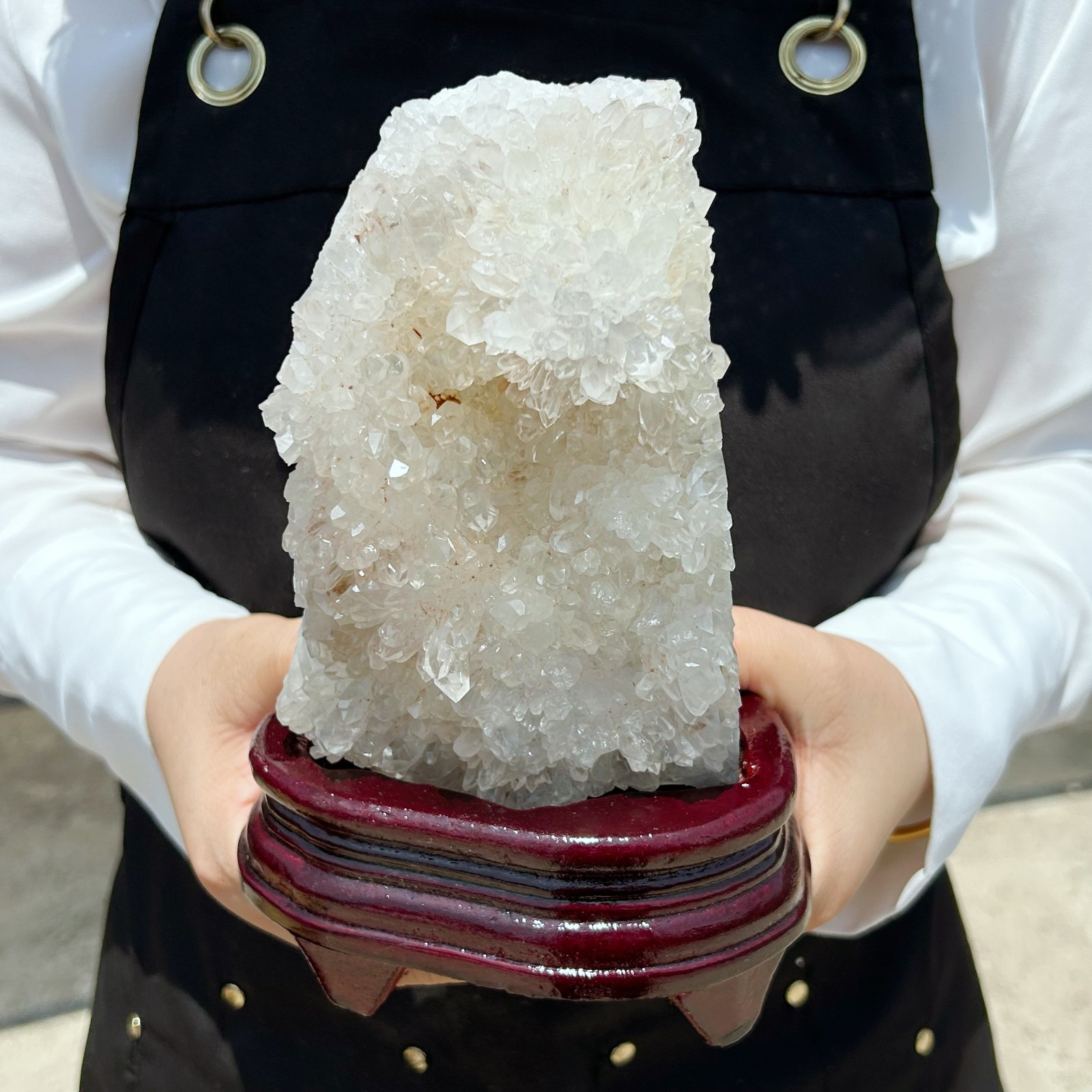 ALL 3.2LB Natural Clear Quartz Cluster Crystal Mineral Point Healing G7745
