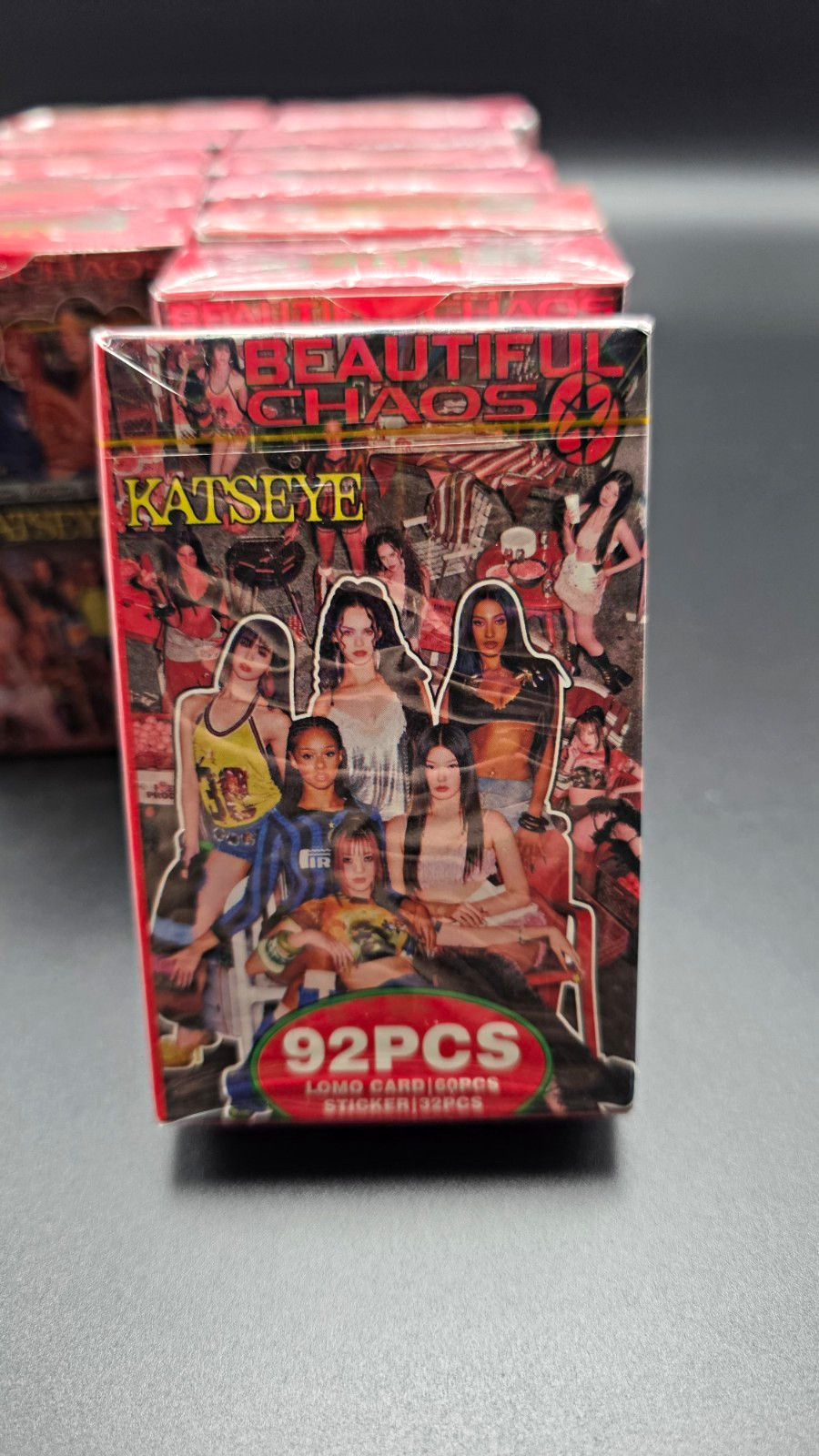 KATSEYE Beautiful Chaos 92-Piece LOMO Card & Sticker Set – New/Sealed