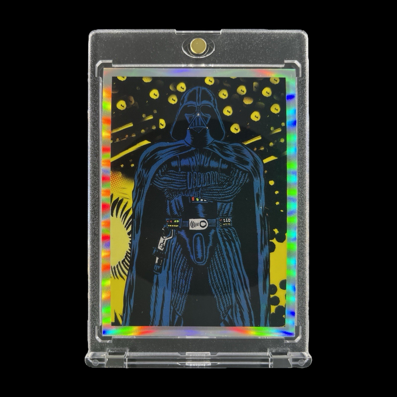 DARTH VADER RARE SILVER REFRACTOR HOLO ART CARD 2023 Topps Chrome - Stars Wars