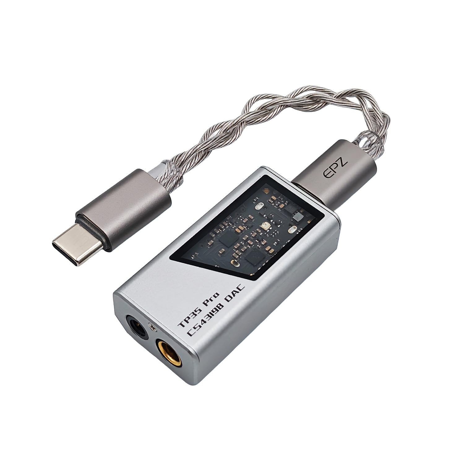 Epz Tp35 Pro Mini Portable Iem Dac Hi-Fi Decoder Headphone Amplifier Dongle Usb_