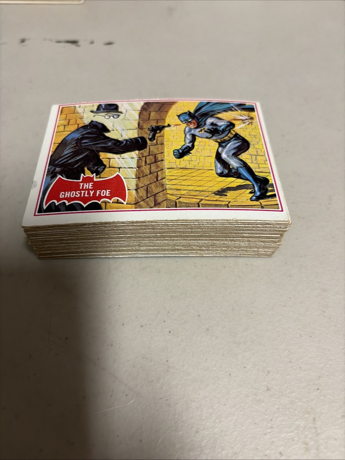 1966 TOPPS USA BATMAN RED BAT COMPLETE 44 CARD SET Robin Puzzle Back Card VTG 1966 TOPPS USA BATMAN RED BAT COMPLETE 44 CARD SET Robin Puzzle Back Card VTG