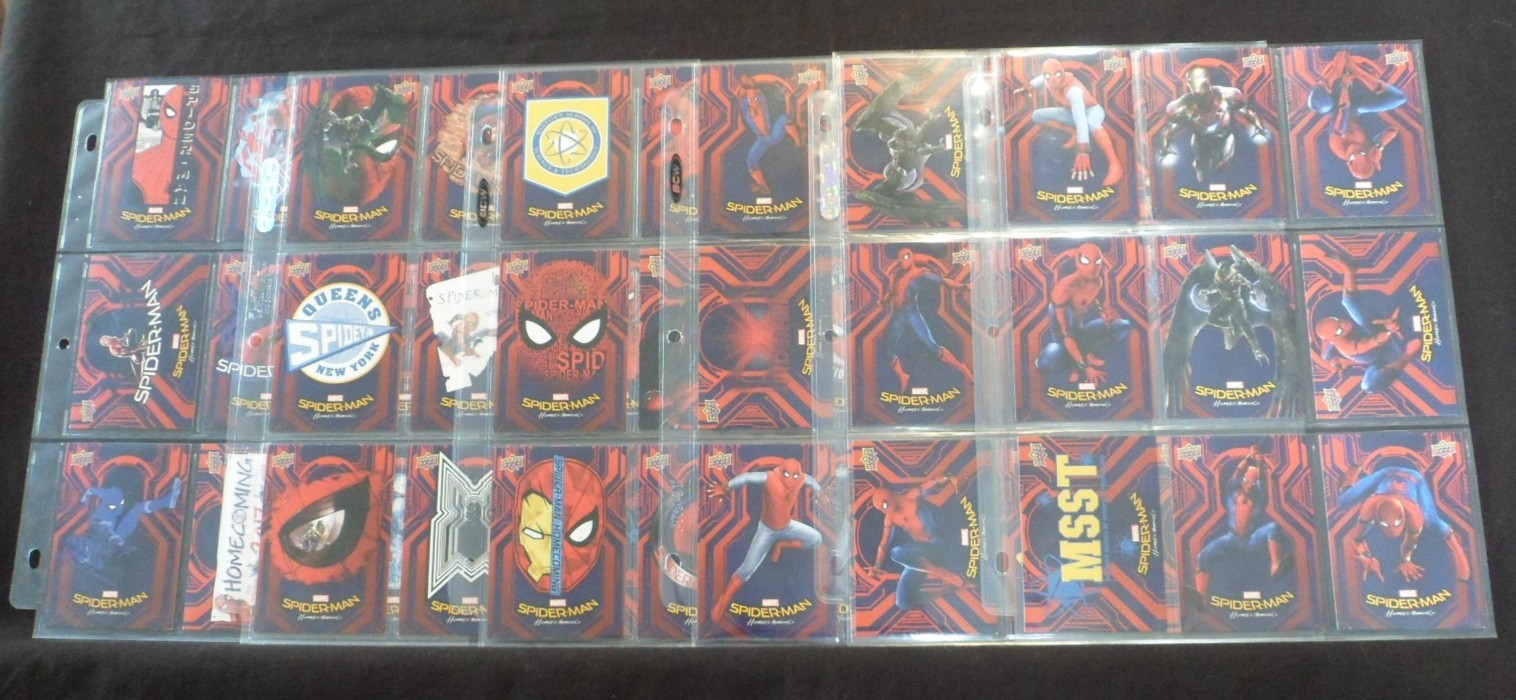 WALMART 2017 UD Spider-Man Homecoming COMPLETE SET of 50 