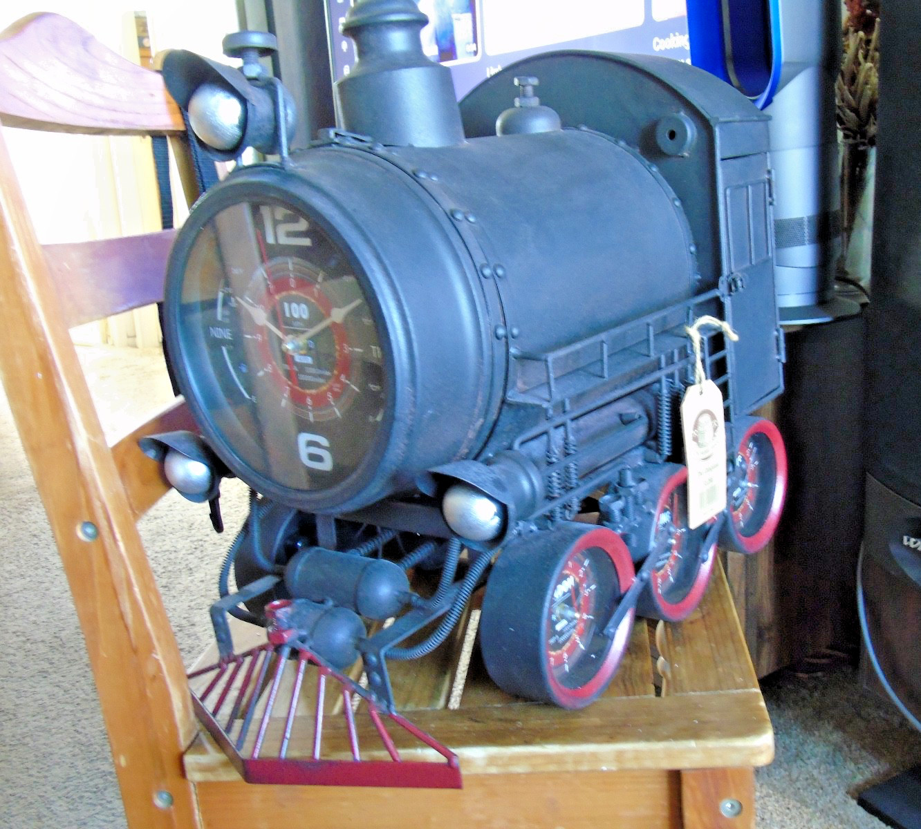 Brand New The Barrel Shack The Conquest Handmade Rustic Train Clock RTL $1,280 Brand New The Barrel Shack The Conquest Handmade Rustic Train Clock RTL $1,280