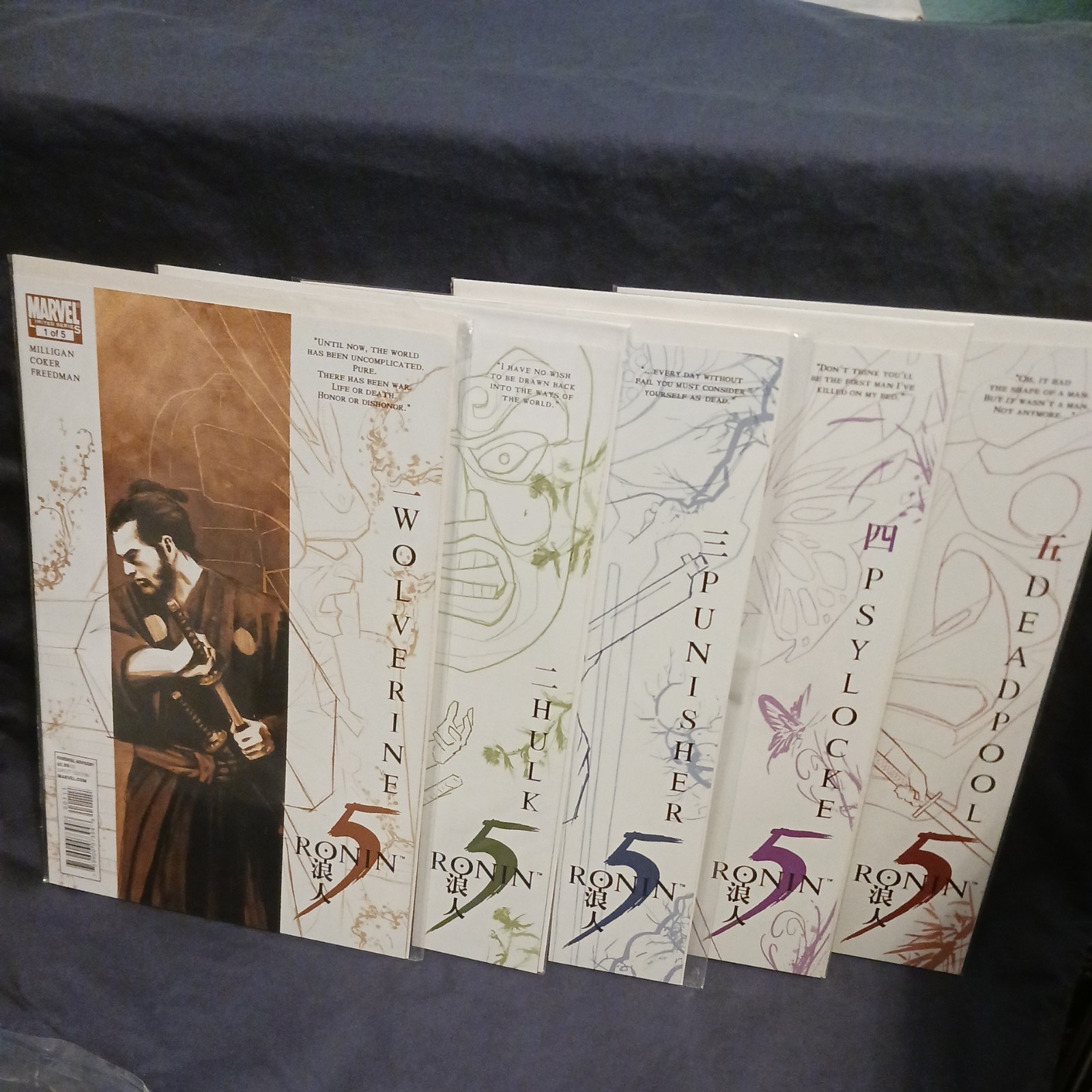 5 Ronin 1, 2, 3, 4, 5 Complete Set Variant Covers (2011) Marvel Unread NM/M 5 Ronin 1, 2, 3, 4, 5 Complete Set Variant Covers (2011) Marvel Unread NM/M