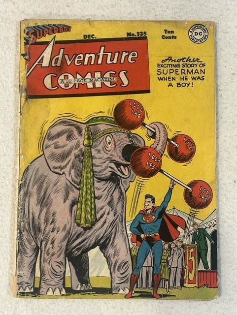 ADVENTURE COMICS 135 DC COMICS 1948 SUPERBOY GREEN ARROW AQUANMAN