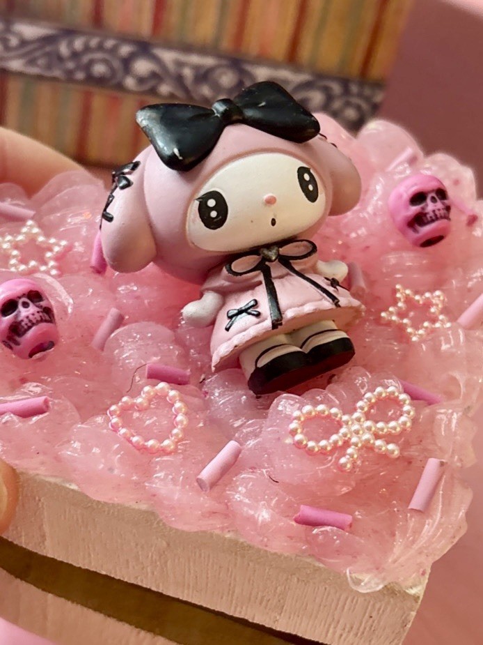 Sanrio My Melody Jewelry Trinket Box Kuromi Handmade One Of A Kind