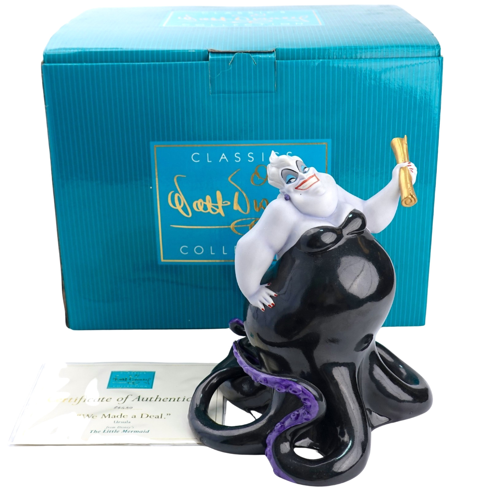 WDCC Disney Little Mermaid Ursula We Made A Deal 412850 w/Box COA