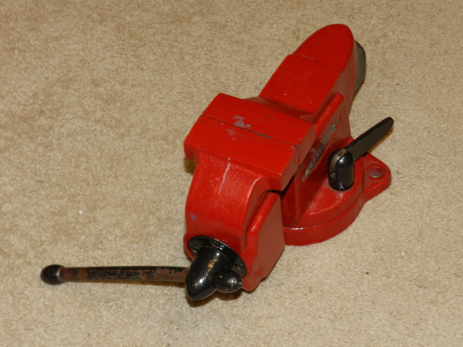 VINTAGE CRAFTSMAN 5176 Torpedo Bench Vise 3 1/2 In Jaws 28Lbs USA