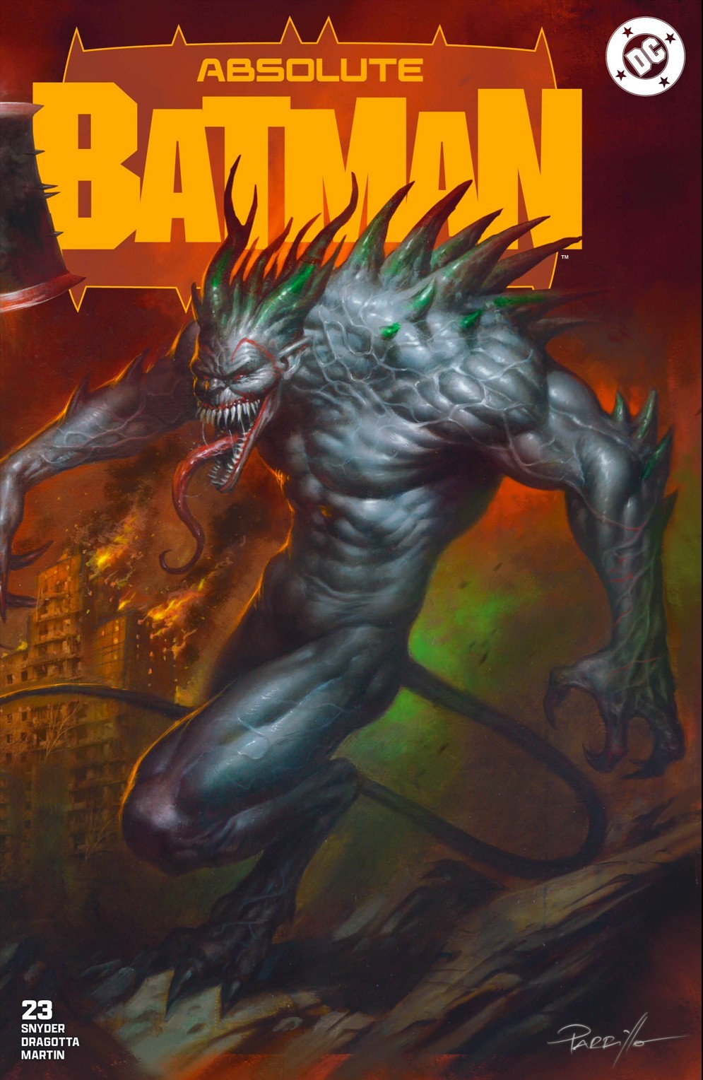 ABSOLUTE BATMAN #23 - LUCIO PARRILLO TRADE VARIANT KNIGHT OF COMICS EXCLUSIVE ABSOLUTE BATMAN #23 - LUCIO PARRILLO TRADE VARIANT KNIGHT OF COMICS EXCLUSIVE