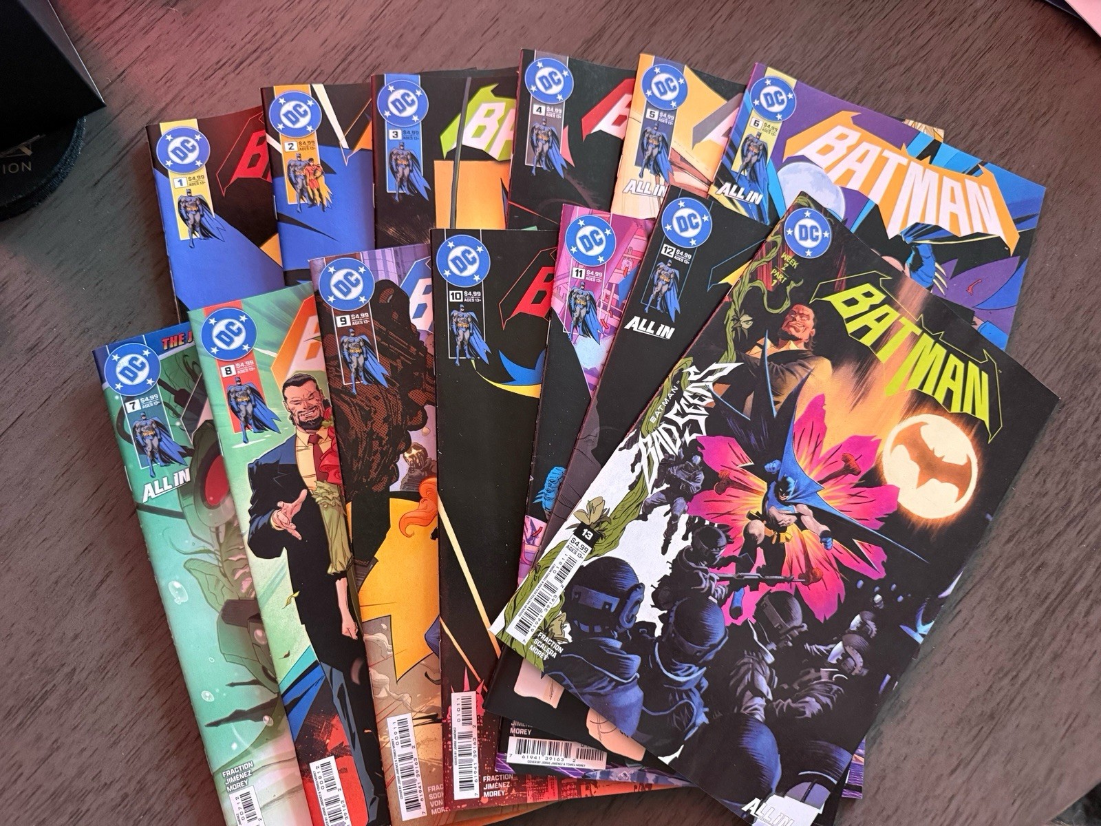Batman #1-13 Complete Set DC Comics All-In Matt Fraction Random Prints Ships 9/2