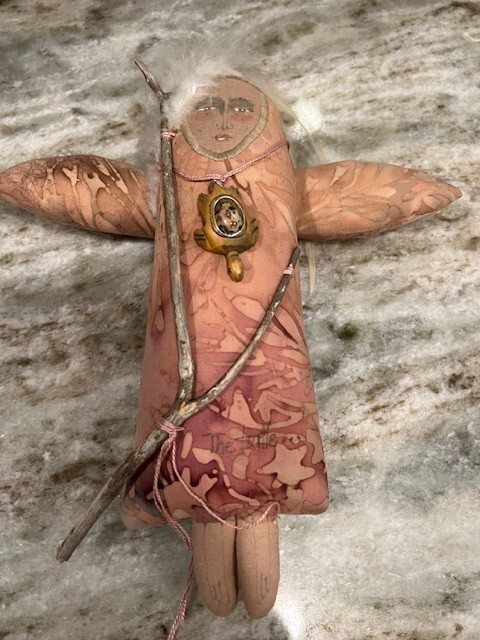 Indian Folk Art Doll Hand Made \