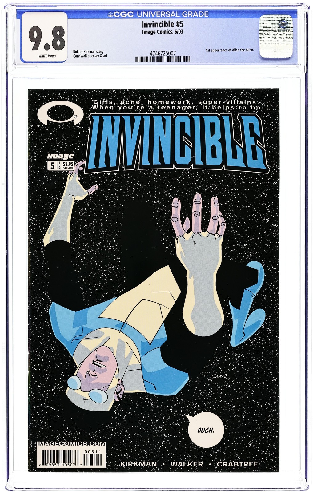 Invincible #5 CGC 9.8 2003 4746725007