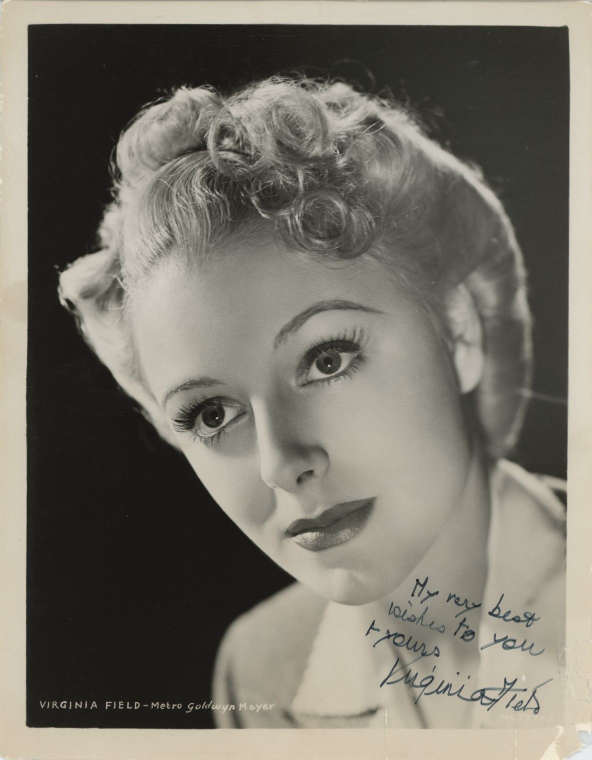 Virginia Field- Signed Vintage Photograph