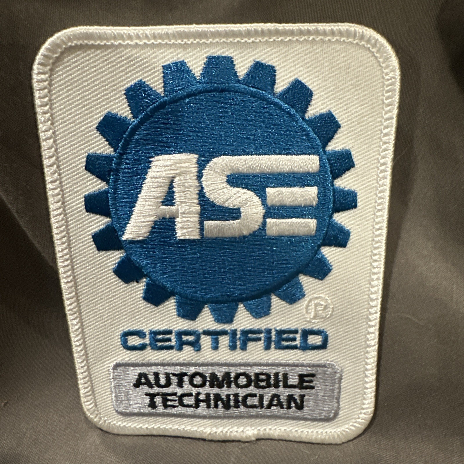 ASE Certified Automobile Technician Embroidered Patche ASE Certified Automobile Technician Embroidered Patche