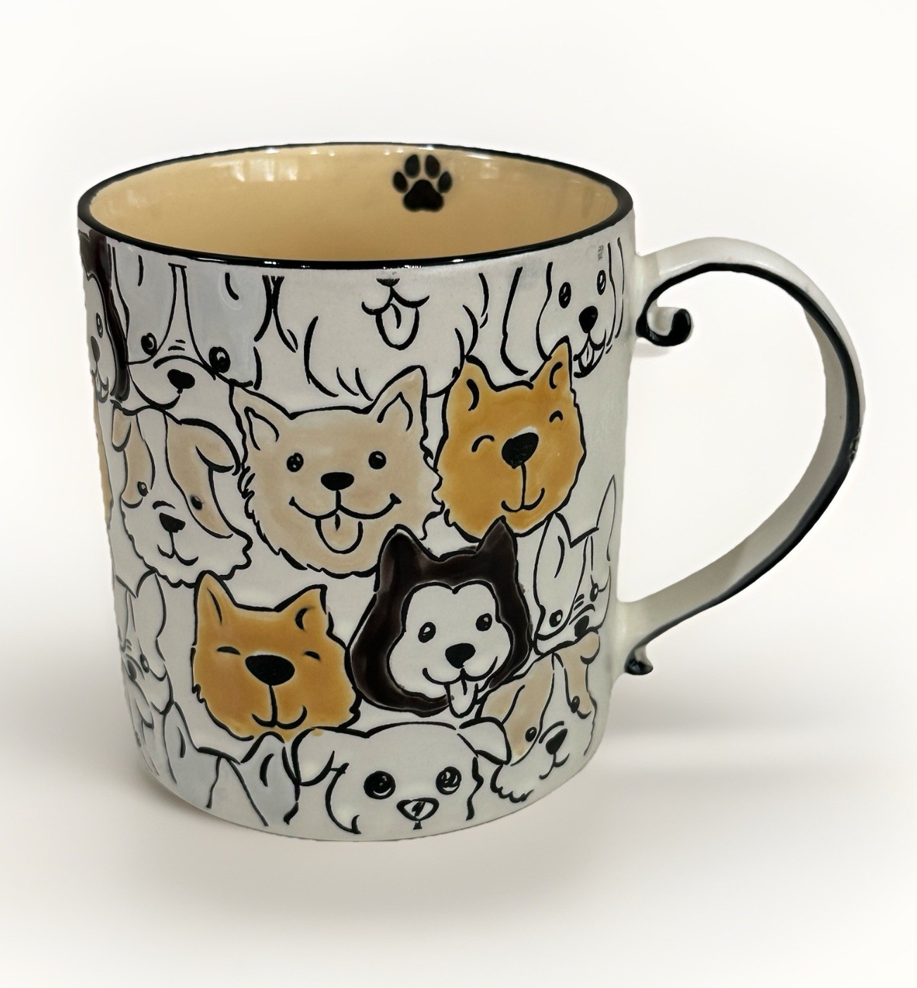 Spectrum Designz - Dinky Dog - Coffee Or Tea Mug 21oz Beige