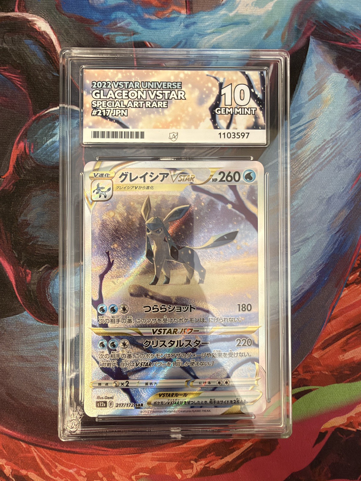 Pokémon TCG-Vstar Universe- Glaceon Vstar- 217/172- ACE 10