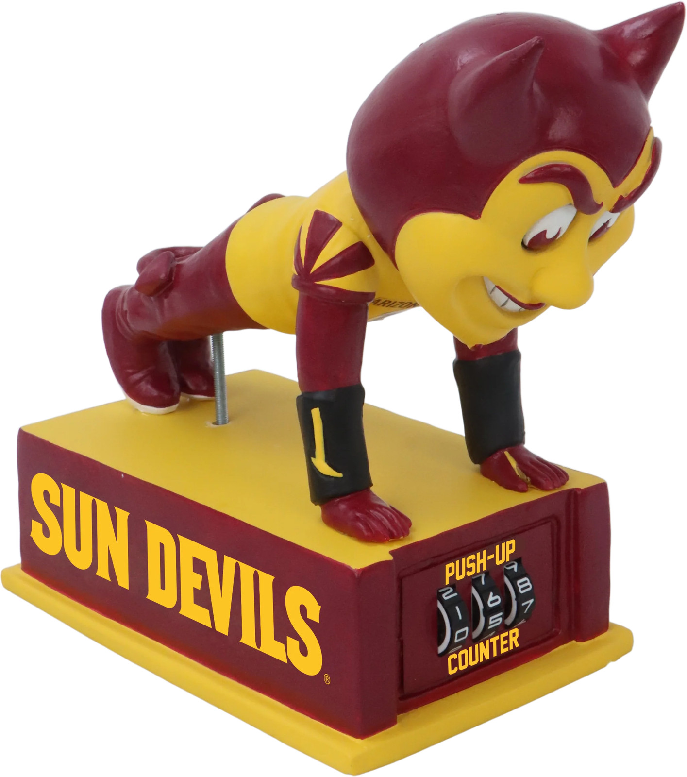 Sparky the Sun Devil Arizona State Sun Devils Push-Up Counter Bobblehead College