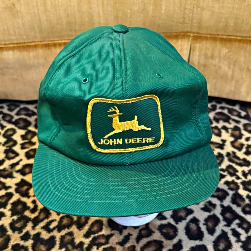 Vintage John Deere Logo SnapBack hat 