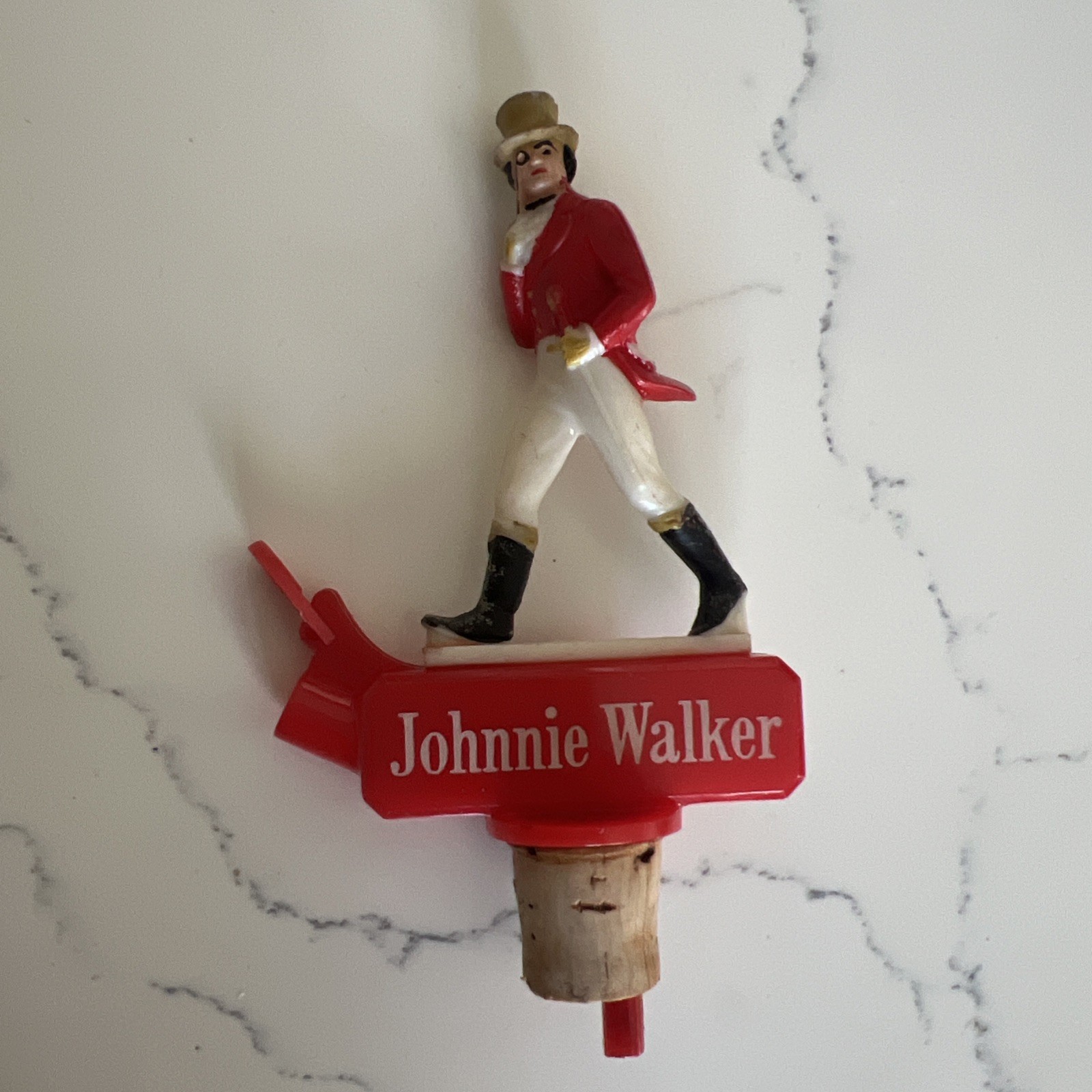 Vintage Johnnie Walker Bottle Pourer Cork Topper