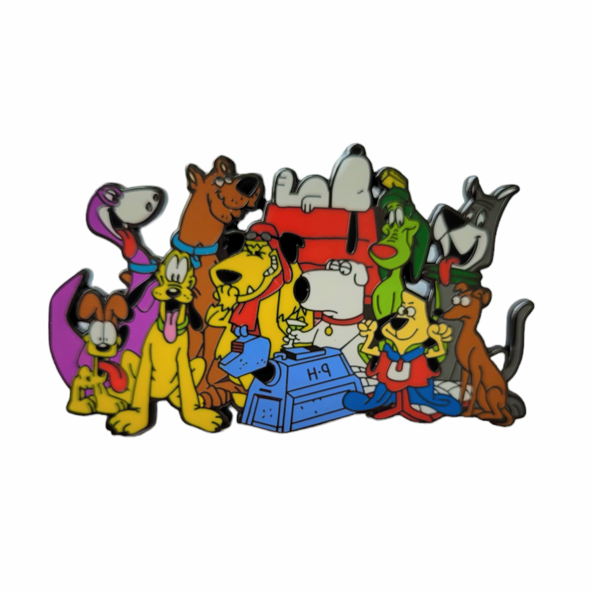 MAN\'S BEST FRIEND Cartoon Dog Dog Movies Fantasy Hat Jacket Tie Tack Lapel Pin