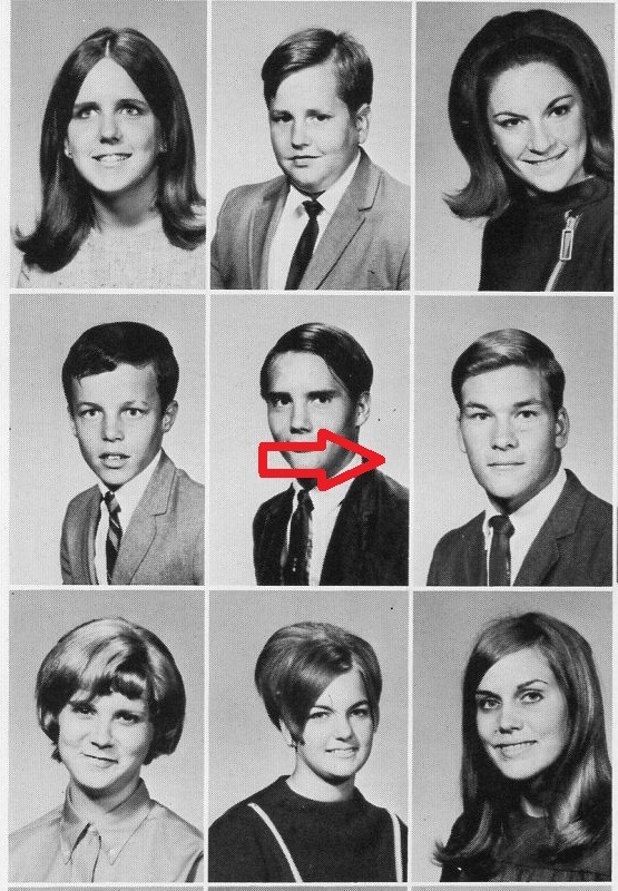 1960s High School Yearbook with PATRICK SWAYZE ~ Dirty Dancing ~ Donnie Darko+++