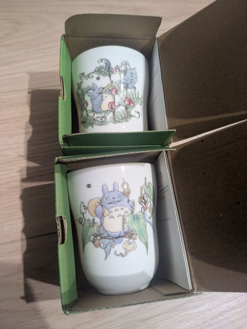 Noritake My Neighbor Totoro Teacup Set of 2 with Box Japan Collectible