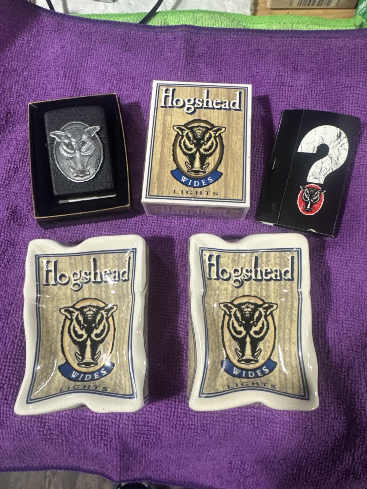 1994 Hogshead Tobacco R.J. Reynolds Zippo Only 50 Made Lighter And Rare Extras