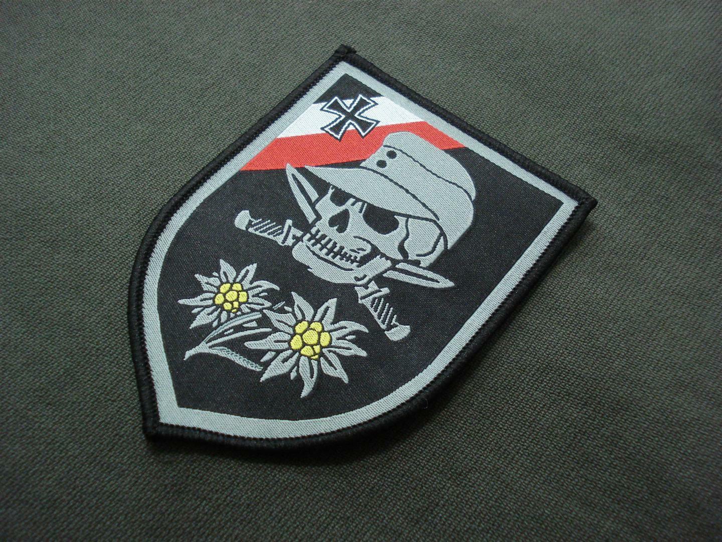 WW2 Edelweiss high altitude combat mountain soldier embroidery patch