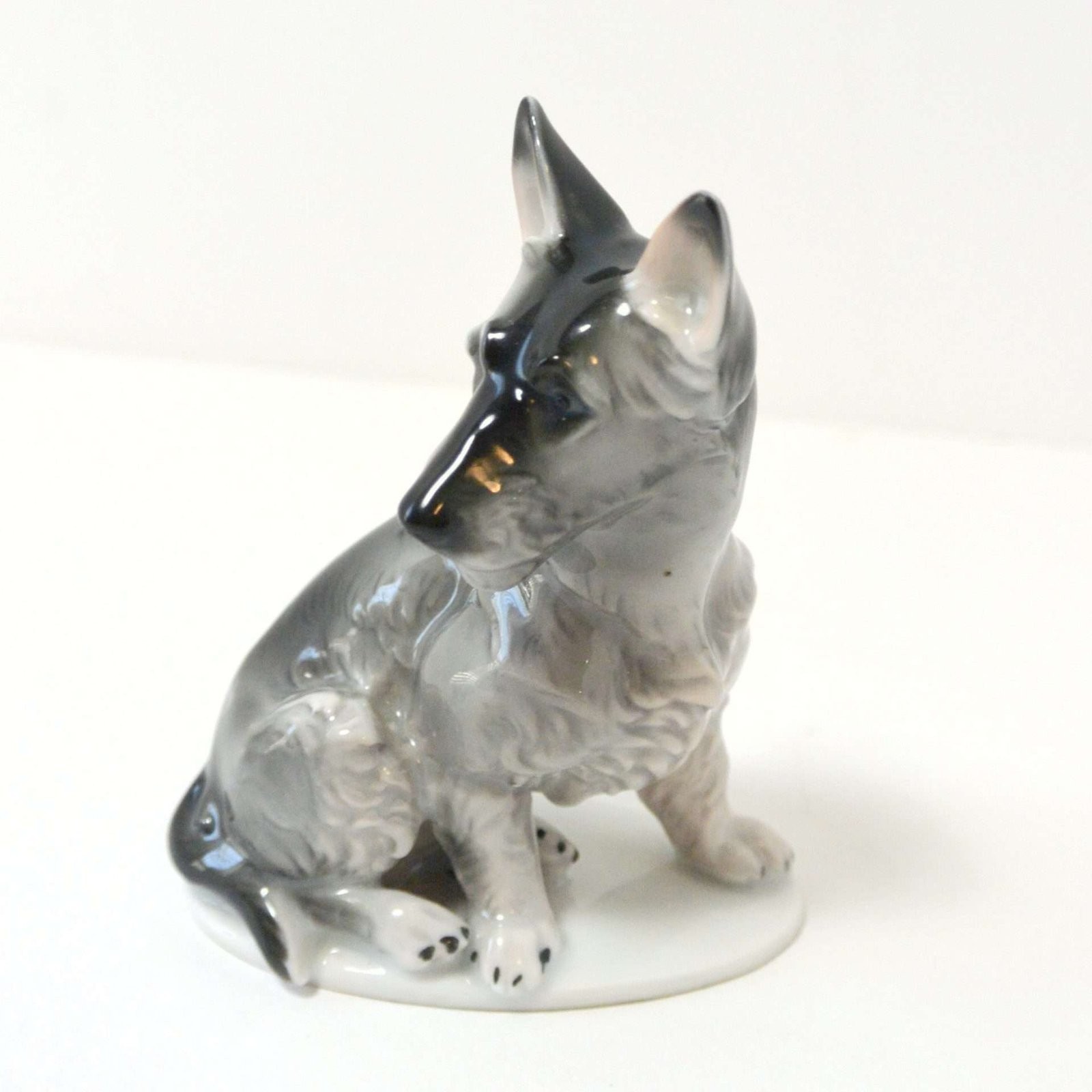Rosenthal Miniature Porcelain Scottish Terrier Figurine Max Hermann Fritz 1938