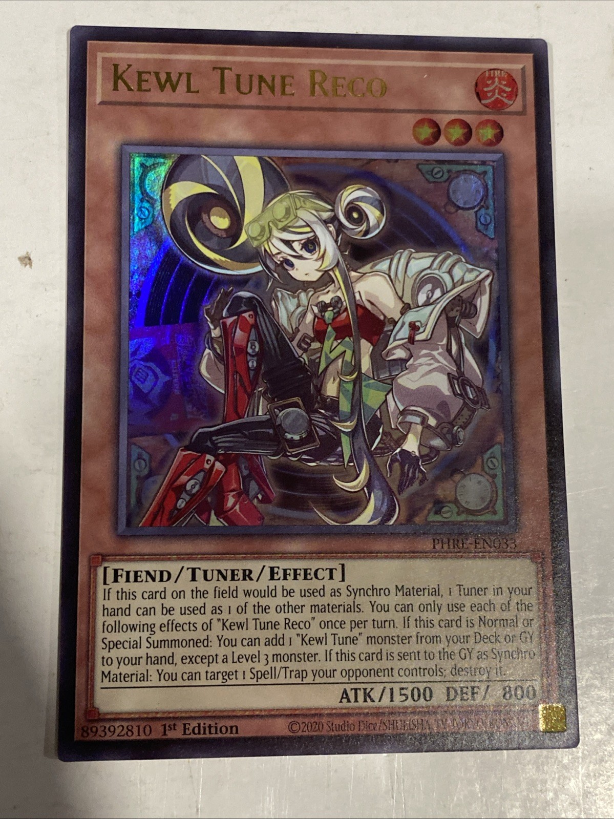 Kewl Tune Reco Collector Rare 1st Ed. PHRE NM