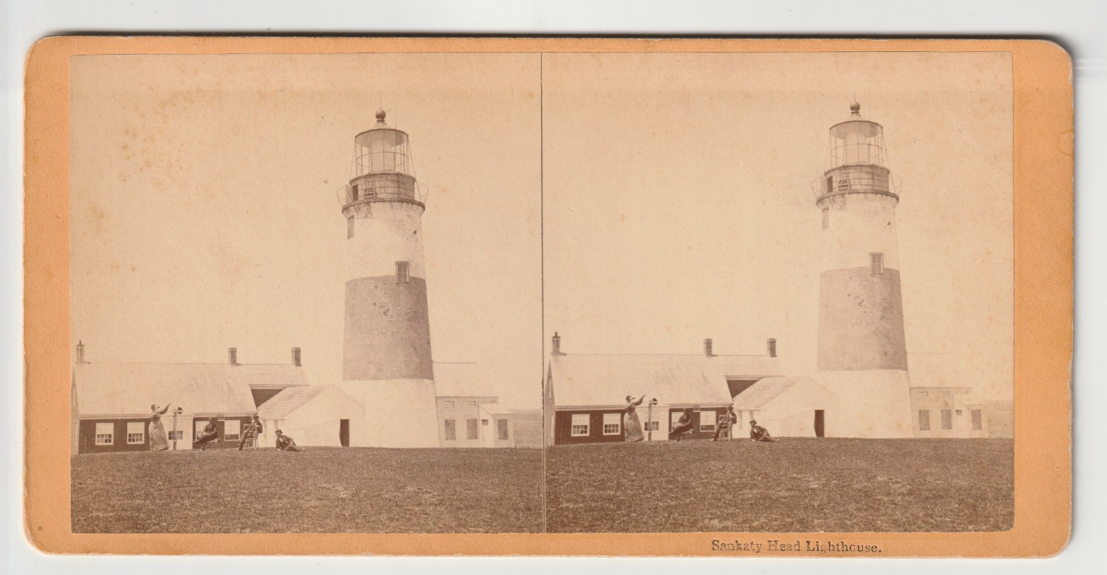 SANKATY HEAD LIGHTHOUSE - PEOPLE - SIASCONSET NANTUCKET - MASSACHUSETTS  FREEMAN