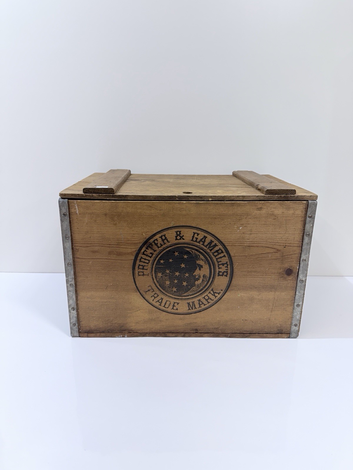 Vintage Procter & Gamble Ivory Soap Wood Advertising Crate Box with Handles 18 Vintage Procter & Gamble Ivory Soap Wood Advertising Crate Box with Handles 18