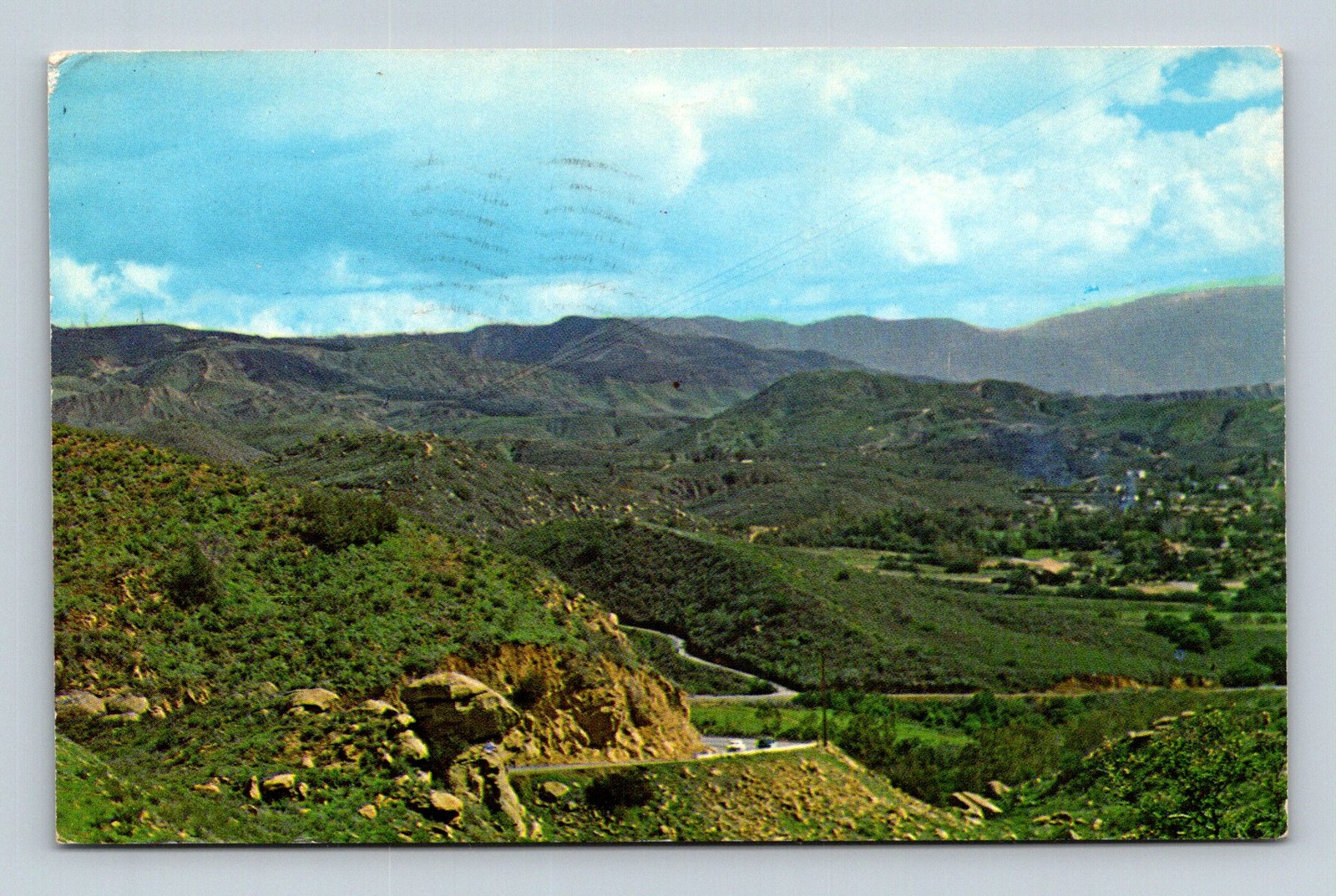 CA 1964 Santa Susana Pass - Postcard