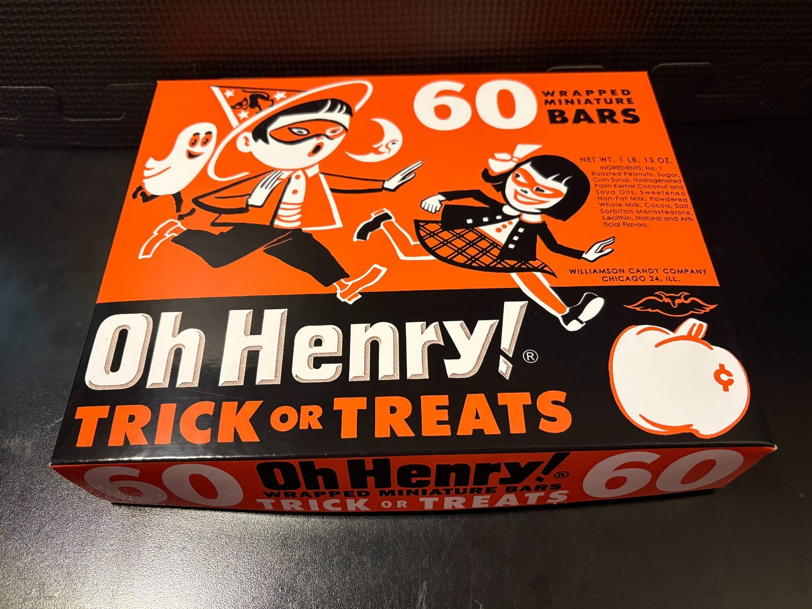 1950s Oh Henry (Halloween, variation #5) - Empty custom design display box