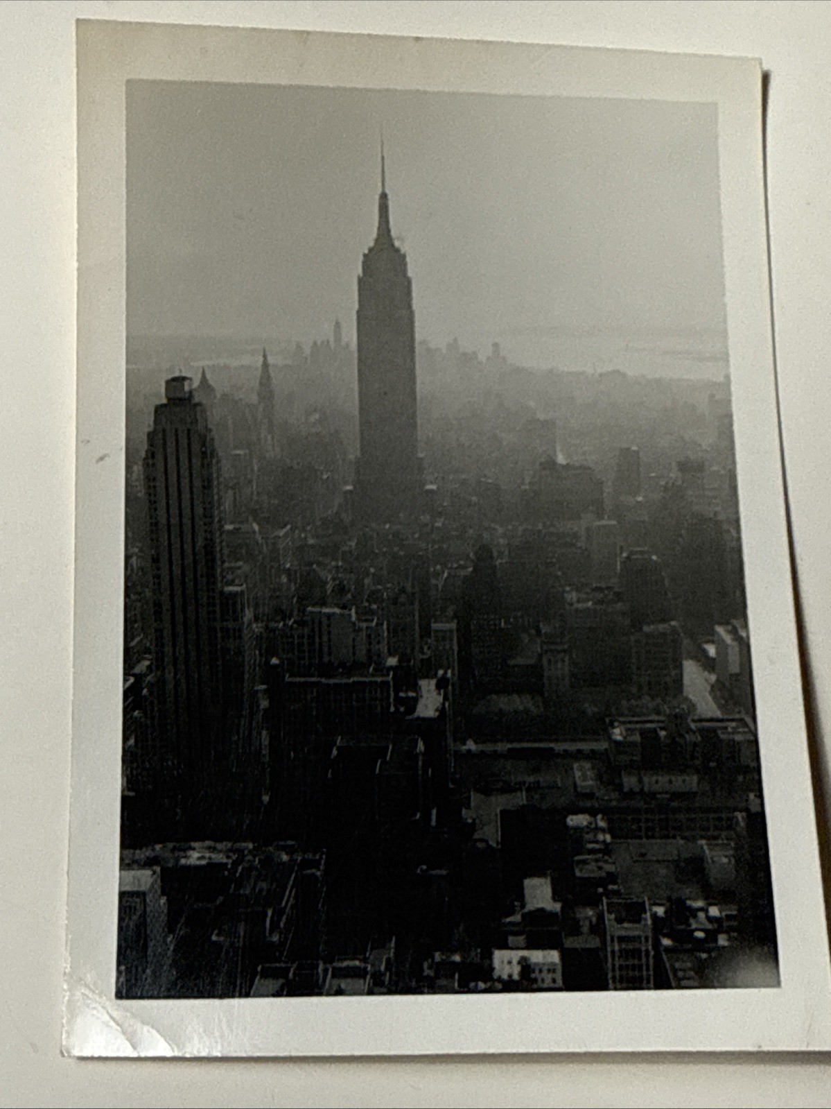 ORIGINAL Photo 1940 Aerial Manhattan NY EMPIRE State Building Harold Roth Style