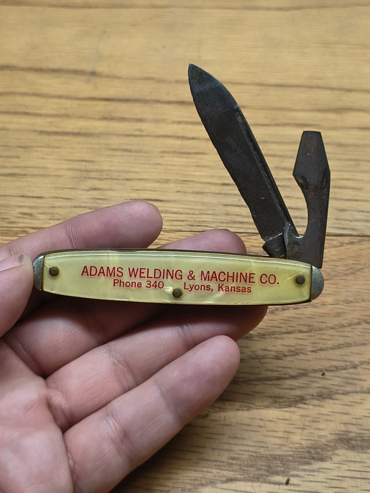 Vintage Advertising 2 Blade Pen Knife LIPIC Brand Co. USA