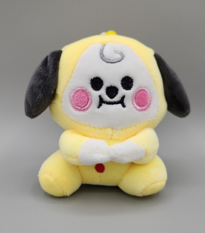 BT21 CHIMMY Plush Doll Backpack Hanger Keychain 4 inch Clip On New 