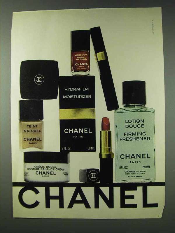 1978 Chanel Cosmetics Ad
